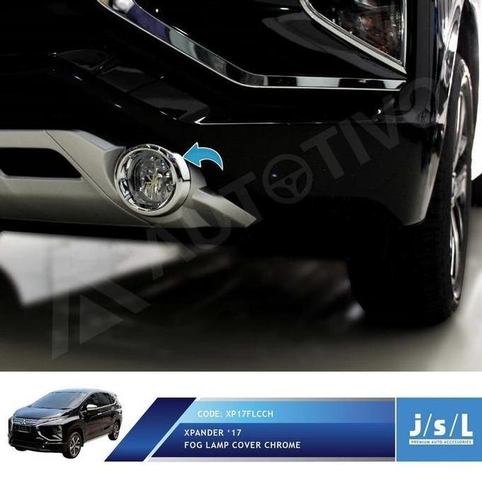 Jsl ฝาครอบแหวน Garnish ไฟตัดหมอก Foglamp Cover Xpander Chrome