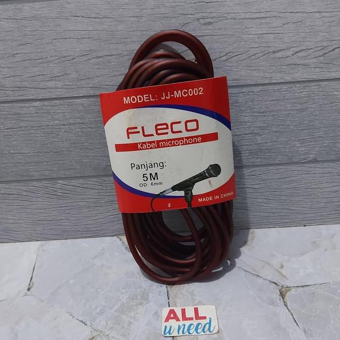 สายไมค์คาราโอเกะ 5 เมตรล่าสุด 5M Fleco ORIGINAL all-u99 สายไมโครโฟน