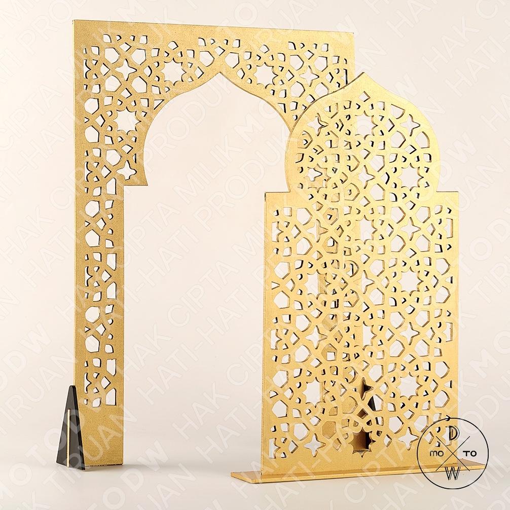 Photoprops คุณภาพ - Gobo แกะสลัก / Eid เครื่องประดับ / Eid al-Fitr Props