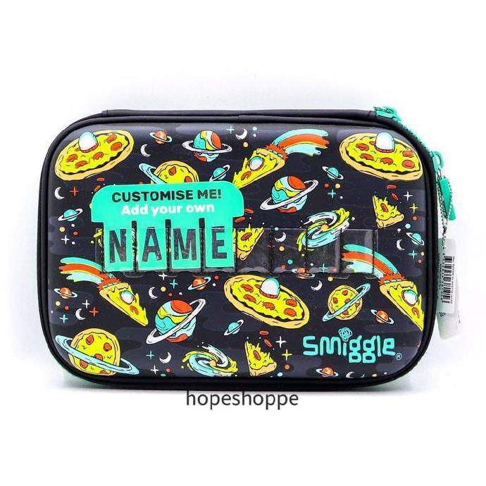 Smiggle Flyn Hardtop ID Pizza Planet Pencil Case Original School Pencil Case