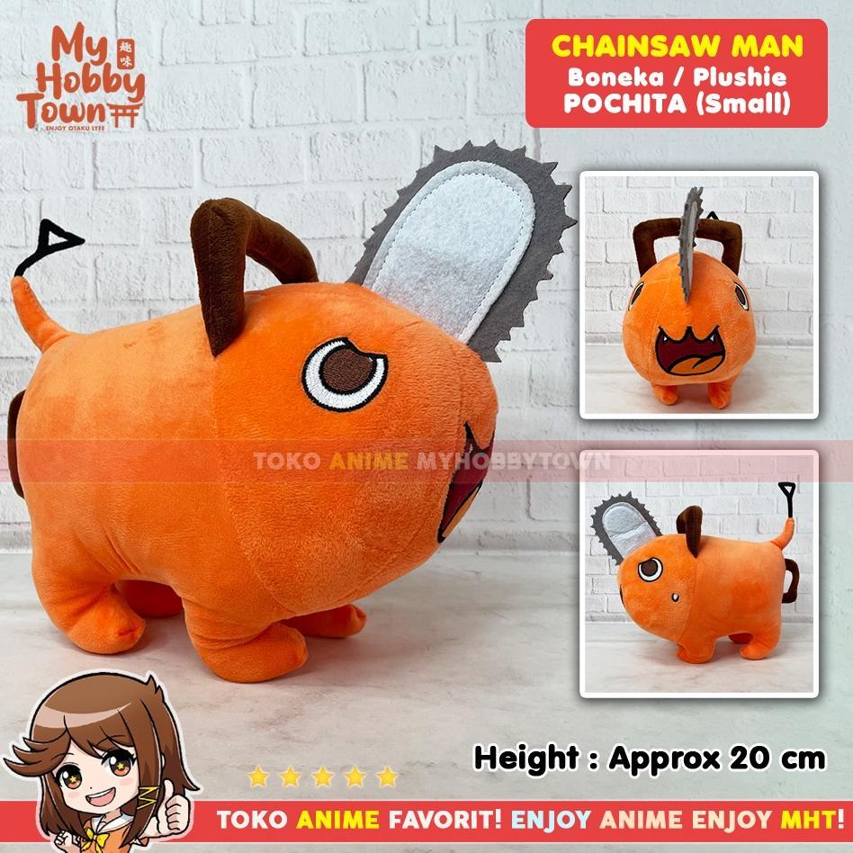 Pochita Chainsaw Man Plushie ตุ๊กตาอะนิเมะคอสเพลย์ตัวละคร