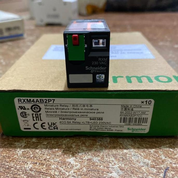 Schneider Rxm4Ab2P7 220V รีเลย์ 14 ฟุต ประหยัด