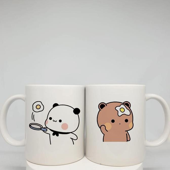 แก้ว CHARACTER / BUBU & DUDU MUG / แก้วมัคน่ารัก / แก้วมาตรฐาน ดีไซน์ BUBU DODU CHARACTER (แก้วมาตรฐ
