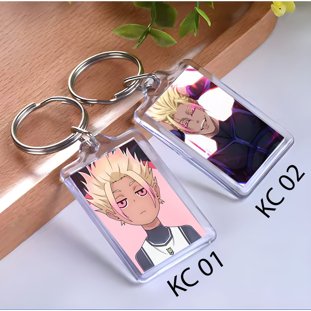 GANTUNGAN พวงกุญแจ SHIDOU RYOUSEI ANIME BLUE LOCK - พวงกุญแจ ANIME BLUE LOCK - พวงกุญแจ SHIDOU RYOUS