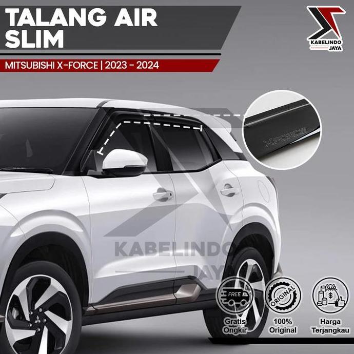 รางน้ําประตูรถ Mitsubishi Xforce 2023 Slim 4 ประตู