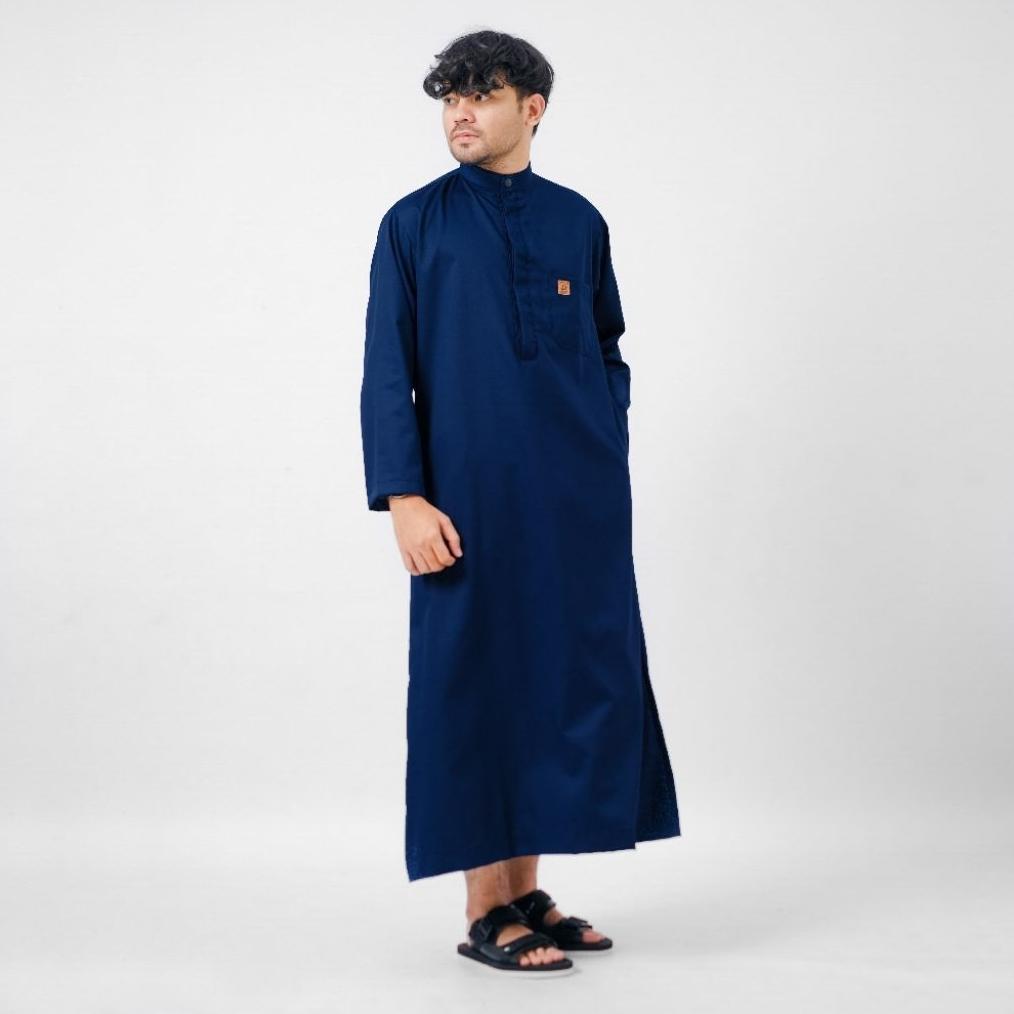 ข้อเสนอใหม่ ผู้ชาย Gamis Plain White Gamis Plain Black Gamis แขนยาว