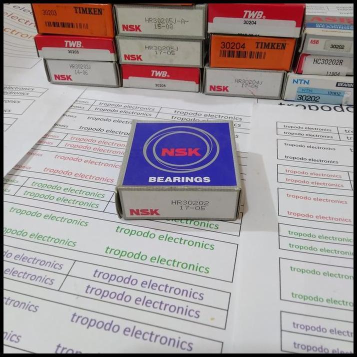 ข้อเสนอที่ดีที่สุด TAPERED ROLLER BEARING 30202 NSK JAPAN BRAND !!!!!!