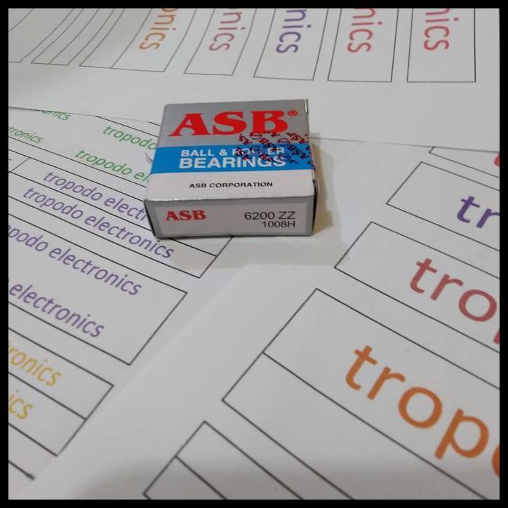 แบร์ริ่ง 6200 ZZ ASB ยี่ห้อ