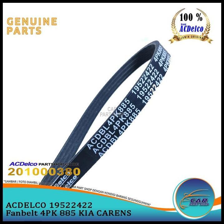 HOT DEAL FANBELT V BELT FAN BELT 4PK 885 KIA CARENS AC DELCO