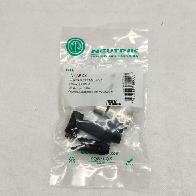 Wkfd- ขั้วต่อแจ็ค Neutrik Xlr Nc 3Mxx, Nc 3Fxx, Np 2X เดิม