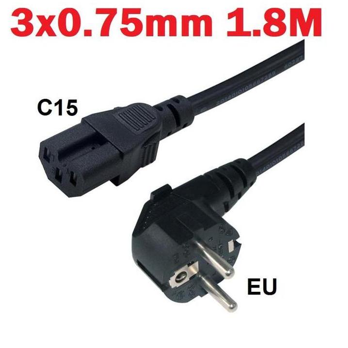 สายไฟสาย ac C15 Coak 10A-250V 1.8M