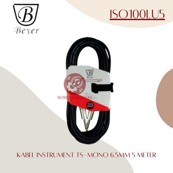 Beyer ISO100LU5 TS-Mono Instrument Cable 6.5mm 5 เมตร