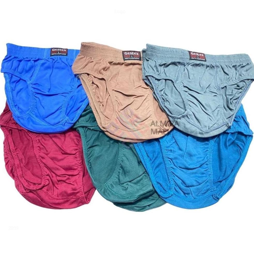 3 ชิ้นผู้ชาย CD ชุดชั้นในชาย Gestex Original สบายวัสดุขนาด ML Xl 3L 4L 5L Sku - 020