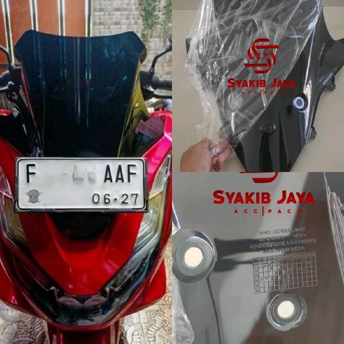 กระจกบังลมหน้า มอเตอร์ไซค์ Pcx 160 2022-2024 Original Honda