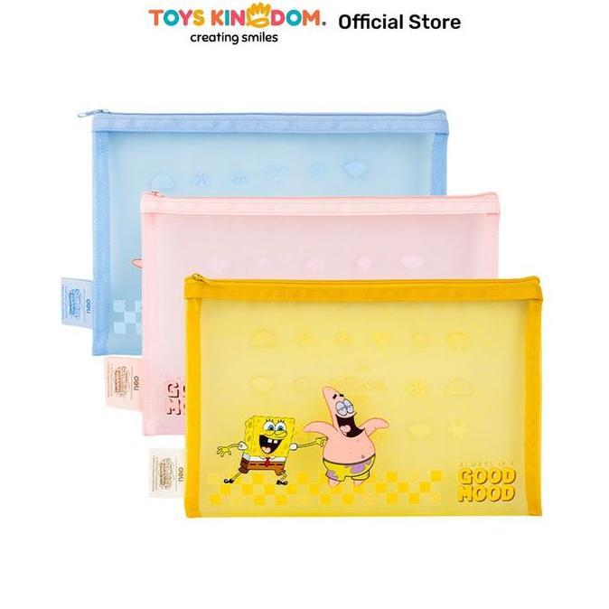 DELI POUCH ZIPPER A5 SPONGEBOB EH983 สุ่ม