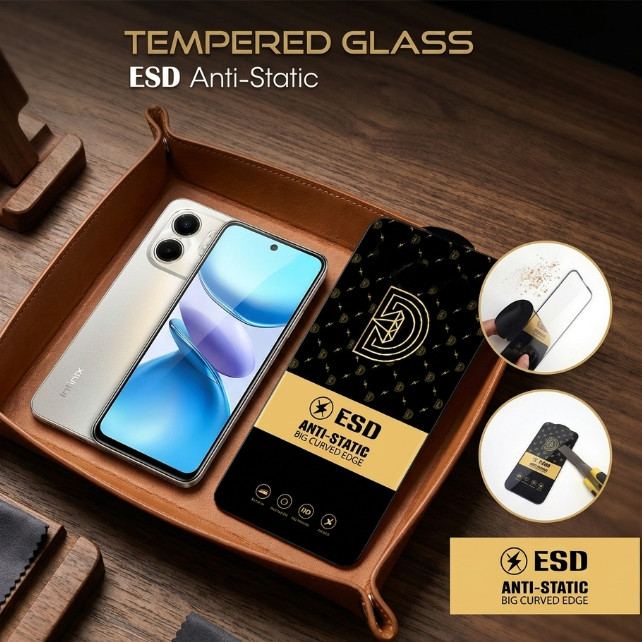 ฟิล์มกระจกนิรภัยกันไฟฟ้าสถิตย์ INFINIX รุ่น SMART 9 HD / 8 8 PLUS 8 PRO 7 / 6 HD 6 PLUS / 5 4 3 PLUS