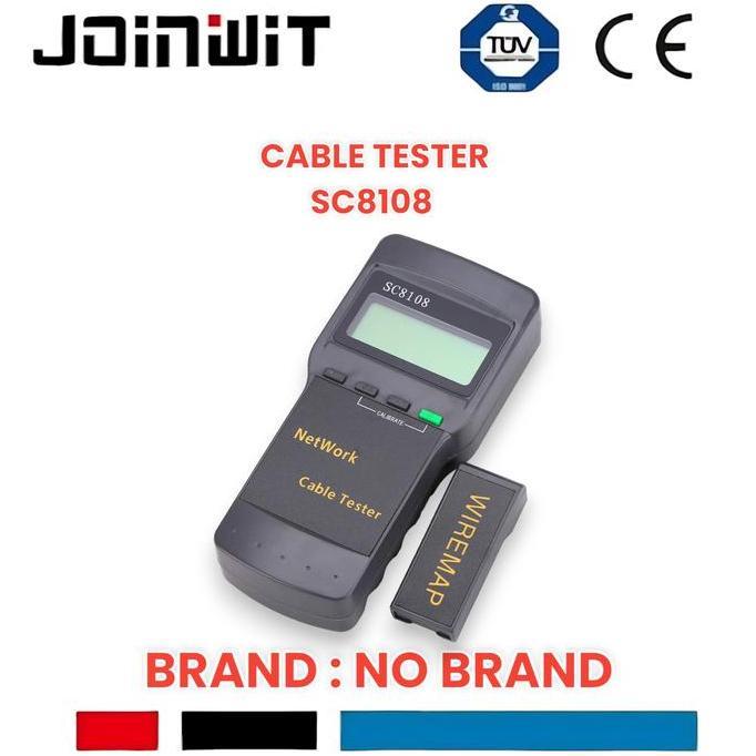 CABLE TESTER SC8108 LCD CAT5 RJ45 NETWORK LAN ORIGINAL และ TRUSTED