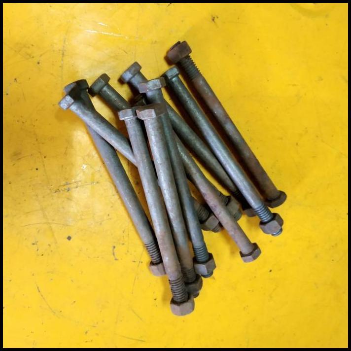 3/8 X 5 COARSE STEEL BOLT GRADE 8.8 !!!!!