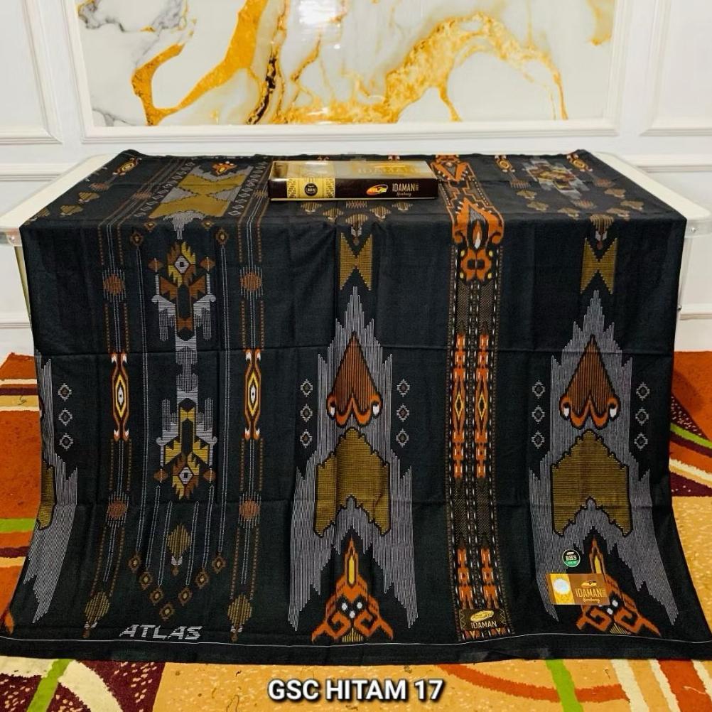 Atlas Sarong with Bhs Idaman Kembang 555 Motif / Atlas Idaman Harmoni / Atlas Sarong with Luxury Quality