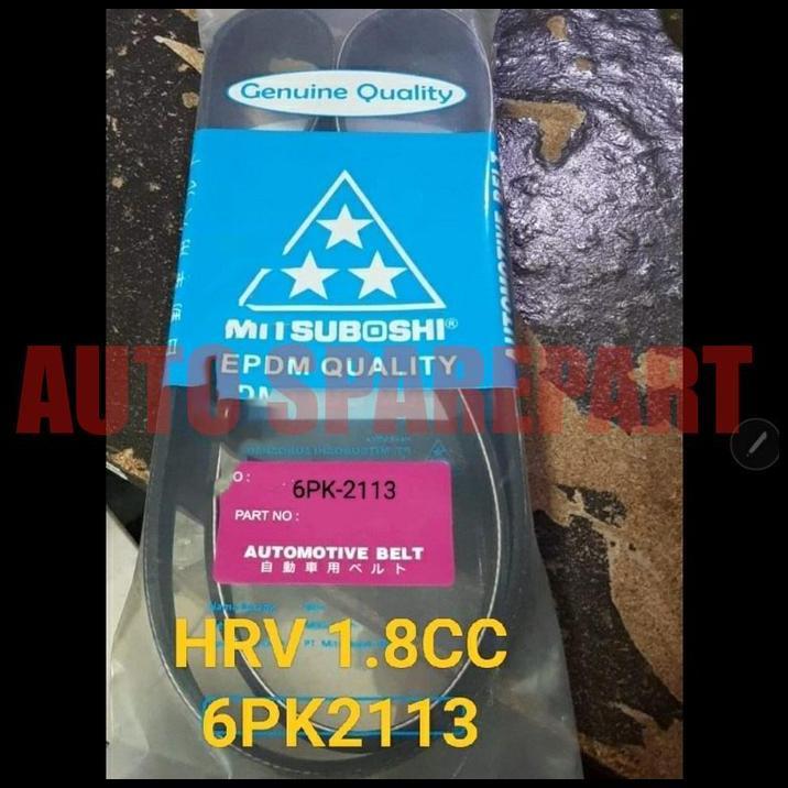 HOT DEAL FAN VAN V BELT FAN STRAP 6PK2113 HONDA HRV 1.8CC 1800CC 6PK-2113