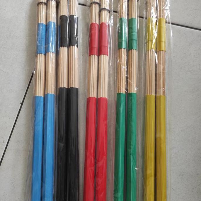 Stick Drum Bundle Rood/Stick Brush ไม้ไม้ไผ่กลอง