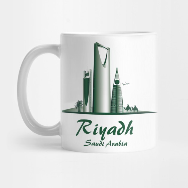 ของที่ระลึก Riyadh Saudi Arabia - แก้วชา Riyadh