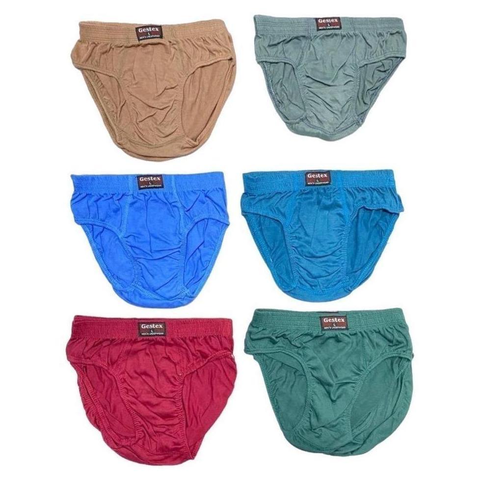 3 ชิ้นผู้ชาย Cd ชุดชั้นในชาย Gestex Original สบายวัสดุขนาด ML Xl 3L 4L 5L Sku - 032 ใหม่