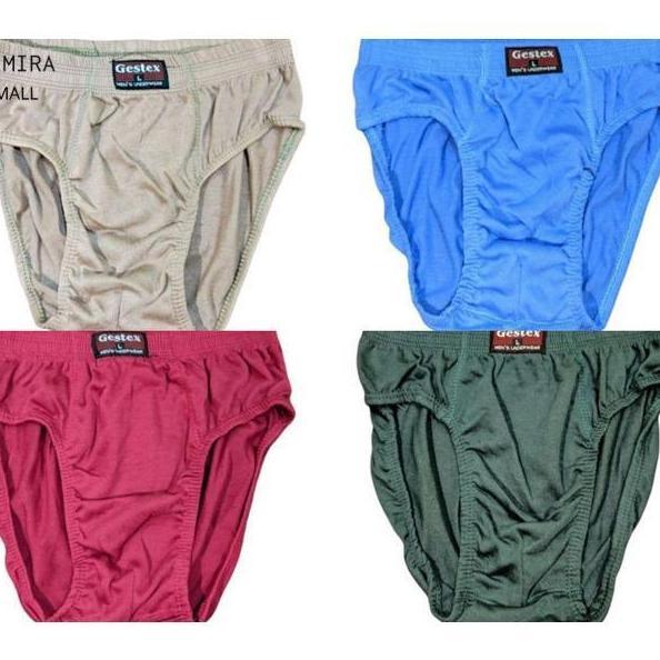 3 ชิ้นผู้ชาย Cd ชุดชั้นในชาย Gestex Original สบายวัสดุขนาด ML Xl 3L 4L 5L Sku - 043