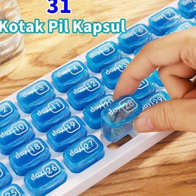 Cod31 แคปซูลกล่องยา 7 วันกล่อง Daily Place น้ํามันแบบพกพาปลาวิตามิน Pill Organizer กล่องกันน้ํา Day 