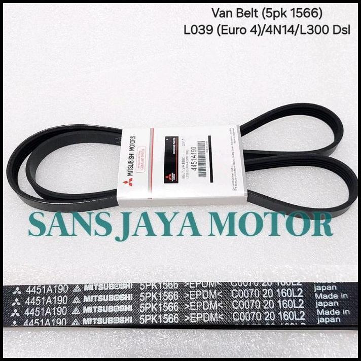 BEST DEAL FAN BELT VAN BELT FAN BELT L300 DIESEL L039 4N14 EURO 4 ORIGINAL 5PK 1566 !!