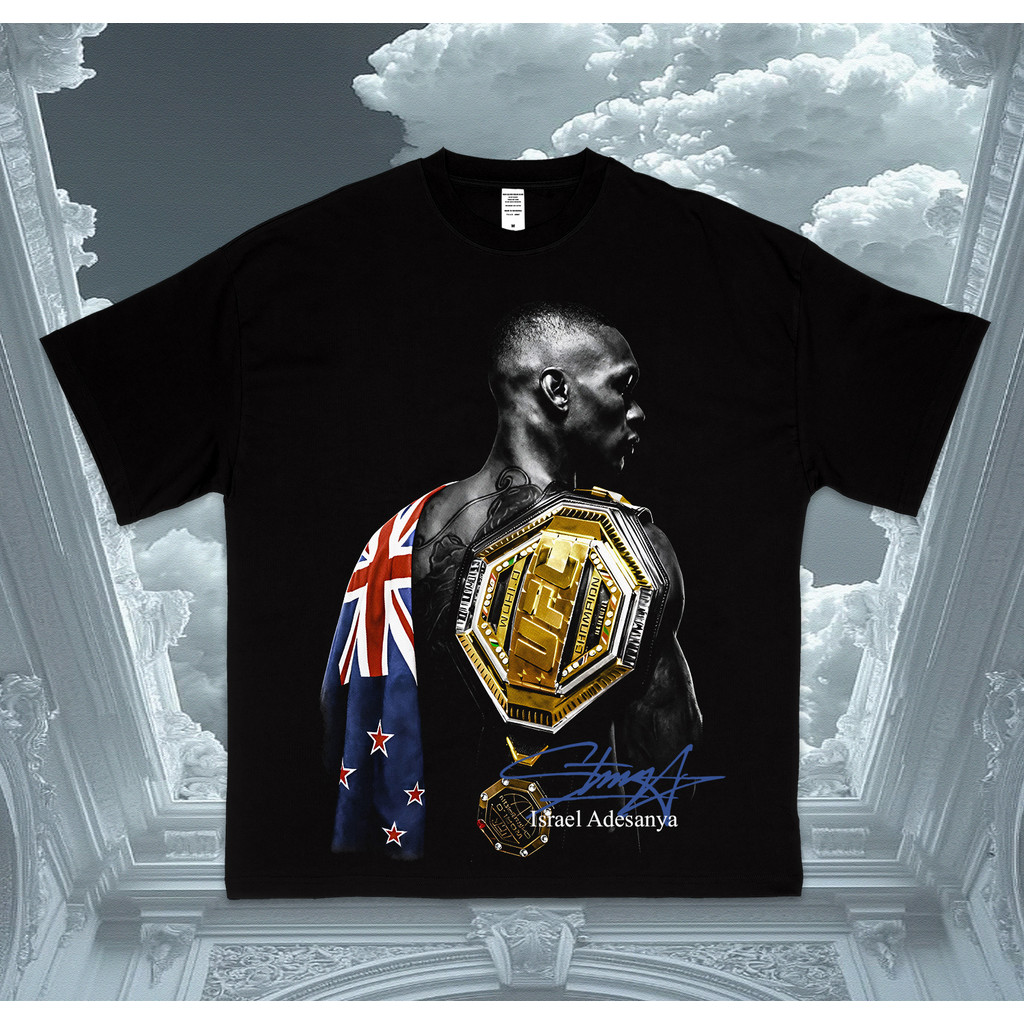 ISRAEL ADESANYA X01 TEE - SECRETBOYS (REGULAR FIT - OVERSIZED - BOXY - FITTED TEE)