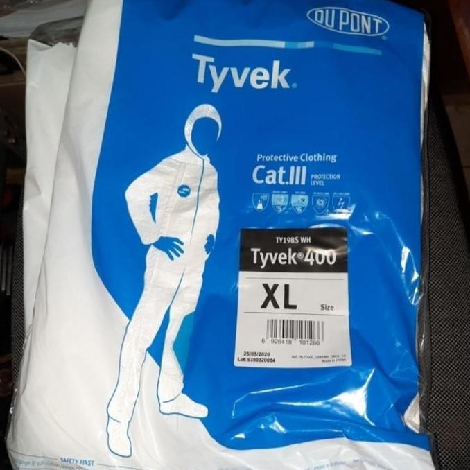 Tyvek dupont 400 apd / Tyvek Dupont Medical Protective Clothing Size XL