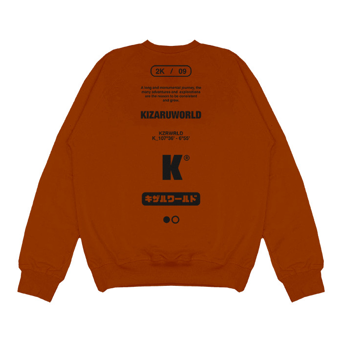 KIZARU เสื้อสเวตเตอร์ คอกลม EKOSKO