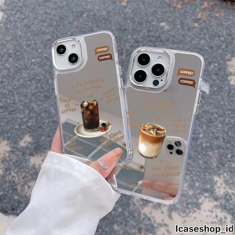 SOFTCASE CLEAR CASE MIRROR HEBE สําหรับ REALME 7i C11 C12 C15 C17 C20 C21Y C25 C25Y C30 C30S C33 C50