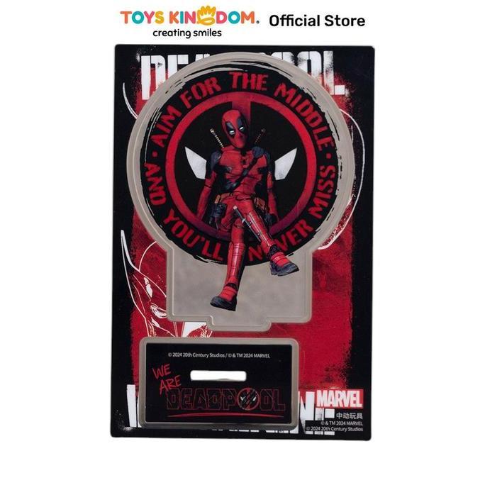 MERAH TOP GEAR DEADPOOL 3 MOVIE MINIATURE ACRYLIC STAND DECORATION S7 - สีดํา/แดง