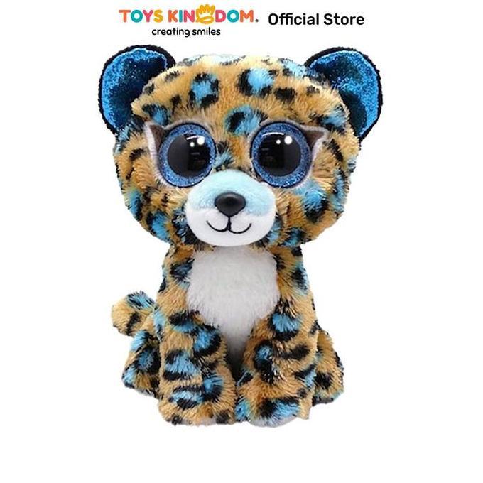 ของเล่น Kingdom Ty Beanie Boos Regular Leopard Animal Doll Ty95324
