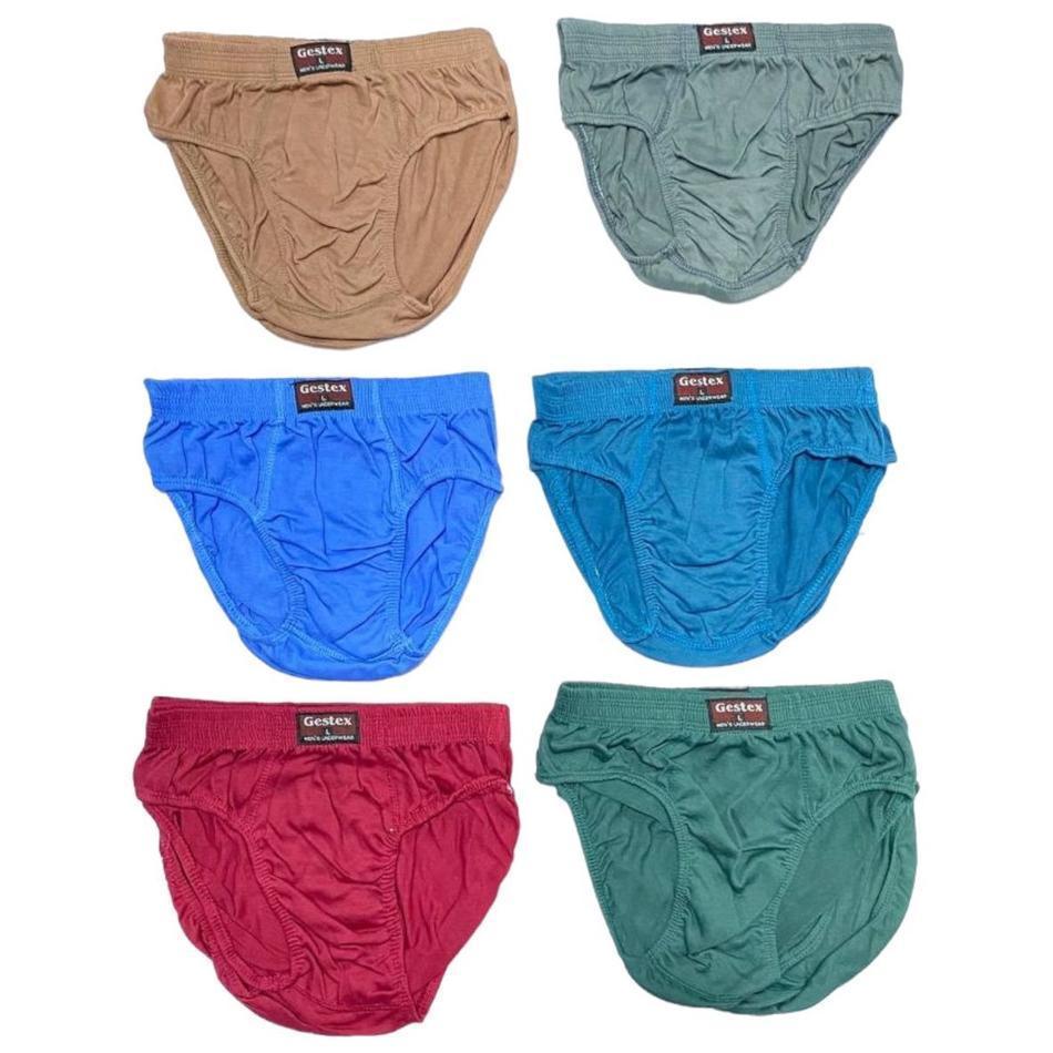 3 ชิ้นผู้ชาย Cd ชุดชั้นในชาย Gestex Original สบายวัสดุขนาด ML Xl 3L 4L 5L Sku - 033