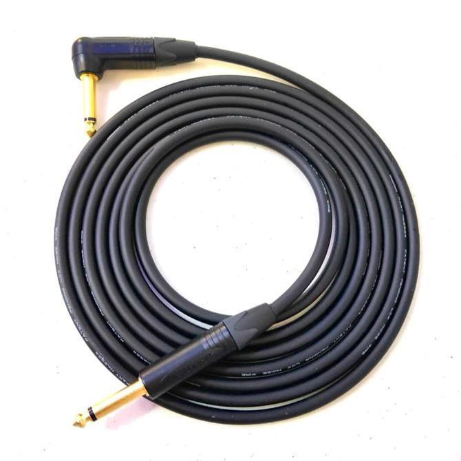 5 เมตร MOGAMI 2524 ANGLED GUITAR JACK CABLE - STRAIGHT NEUTRIK GOLD