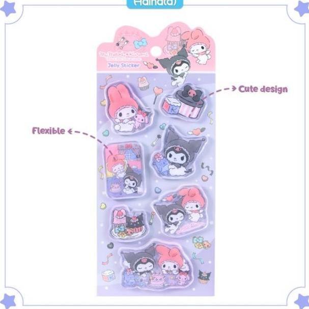 Adinata Jelly Sticker My Melody & Kuromi 2533-6131 GLC