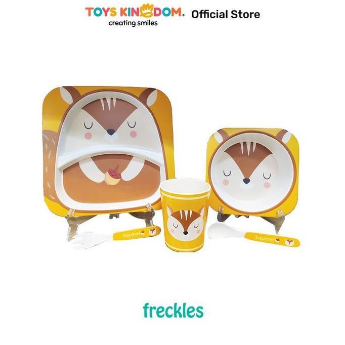 OukiDOG FRECKLES SET 5 ชิ้น SQUIRREL CHILDRENS EATING UTENSILS