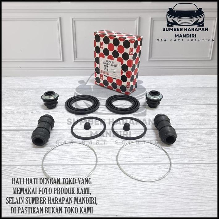 ชุดคาลิปเปอร์ยางดิสก์เบรกหน้า ZEBRA S89 ESPASS S91 S92 CHARADE G102 CLASSY WINNER P/N 04479-87706-00