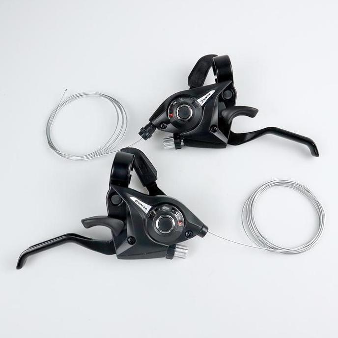 Shifter Shifter 8 Speed จักรยาน Shifter 2 ชิ้น 3X8 ความเร็ว Ef51 คู่เบรคจับ