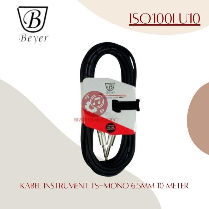 Beyer ISO100LU10 TS-Mono Instrument Cable 6.5mm 10 เมตร