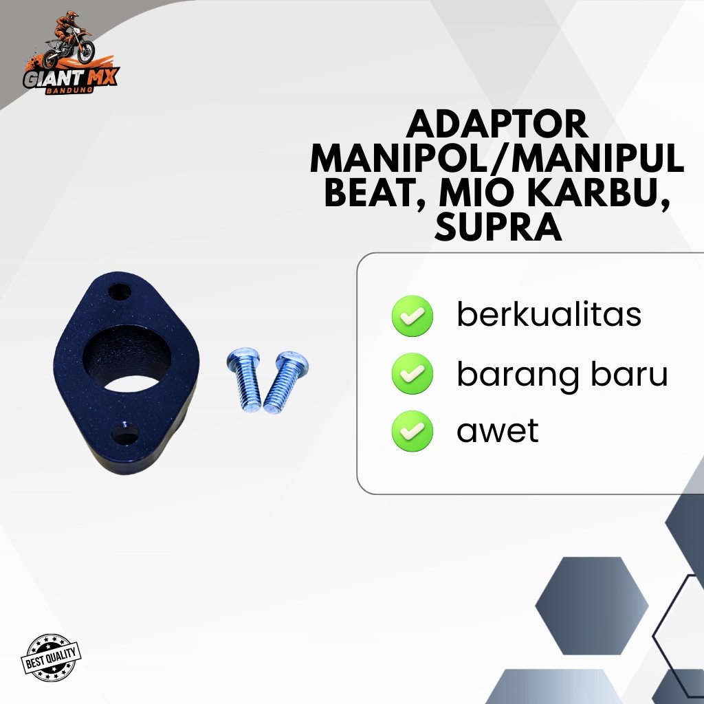 MANIPOL ADAPTER/ MANIPUL BEAT MIO CARBON SUPRA/ KARISMA/ WIN/ PE - ยางเชื่อมต่อ