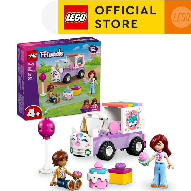 Lego Friends 42675 Unicorn Cake Dery Car 67 ชิ้น Building Blo ของเล่น S