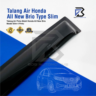 Talang Air Pintu Mobil Honda All New Brio 2018 - 2024 Model Slim 4 Pintu