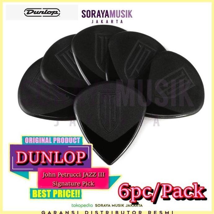 Dunlop Guitar Pick Set 6pc John Petroucci Signature Pick. Jim Dunlop 427 John Petrocci Signature Jaz