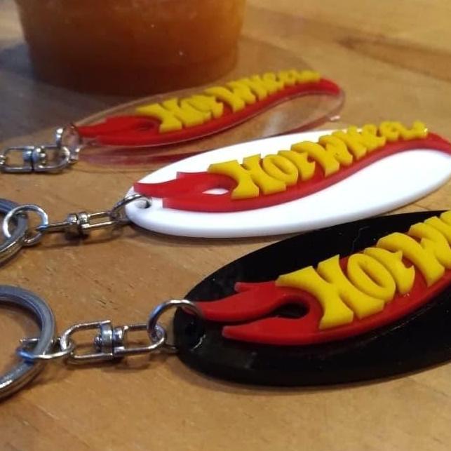 GANTUNGAN HOTWHEELS พวงกุญแจ Hot Wheels ทําจากอะคริลิคเต็มรูปแบบ