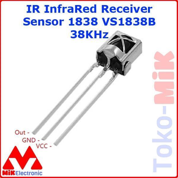 UNIVERSAL IR INFRARED RECEIVER SENSOR โมดูล 1838 TL1838 VS1838B 38KHZ