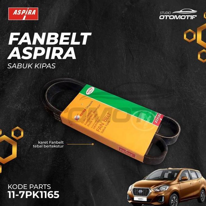Fanbelt Datsun Go Plus 1200Cc 2014 Aspira 7Pk1165 Vbelt